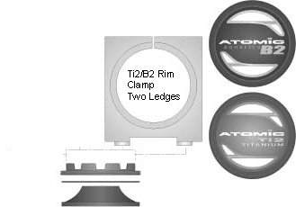 Atomic Ti2/B2 Rim Clamp