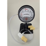Single Pro Stand, 5-0-5 Magnehelic & Mouthpiece Adapter Assy
