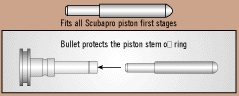 Scubapro Piston Bullet, Brass