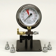 Single Pro Stand, 300 psi IP Gauge, Four SpinOn Adapters