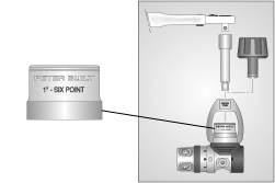 1" Yoke Nut Socket